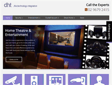 Tablet Screenshot of dht.com.au
